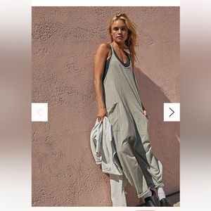 Free People Hot Shot Onesie ✨ Heather Grey